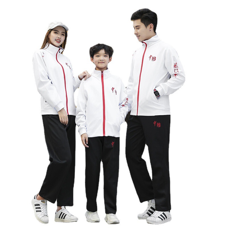 2022 Spring and Autumn Casual Suit Men's and Women's Sports Wear Taekwondo Coach Group National Trend Breathable and Plaid