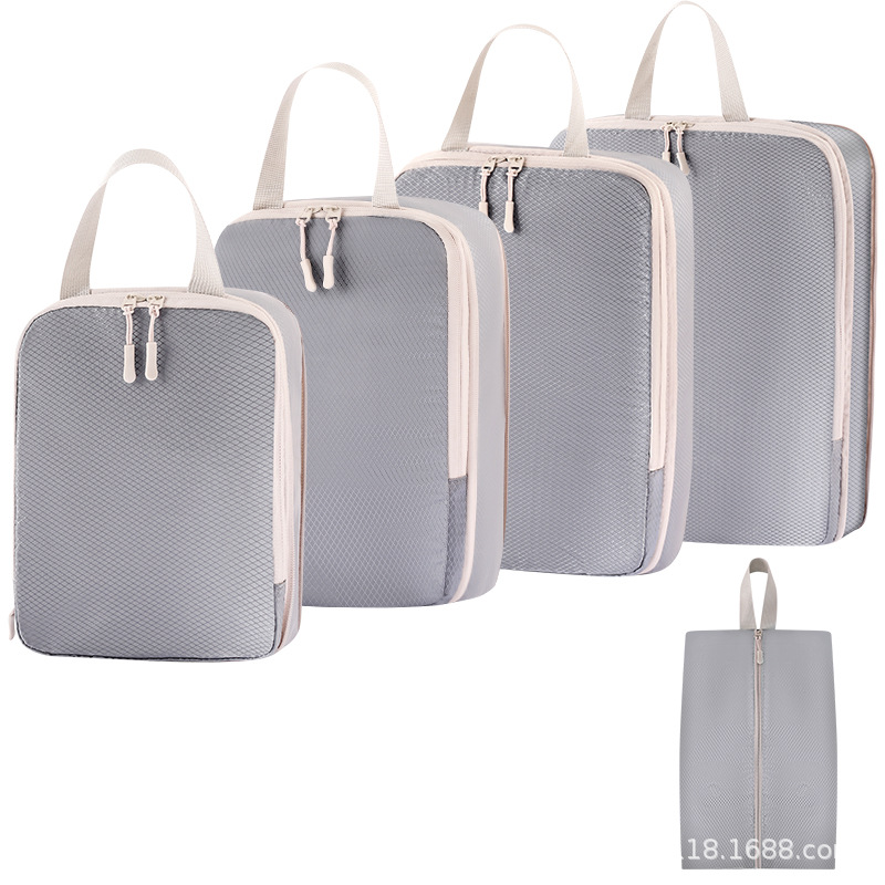 4 장 세트 + 신발 가방 [5 장 그레이]]