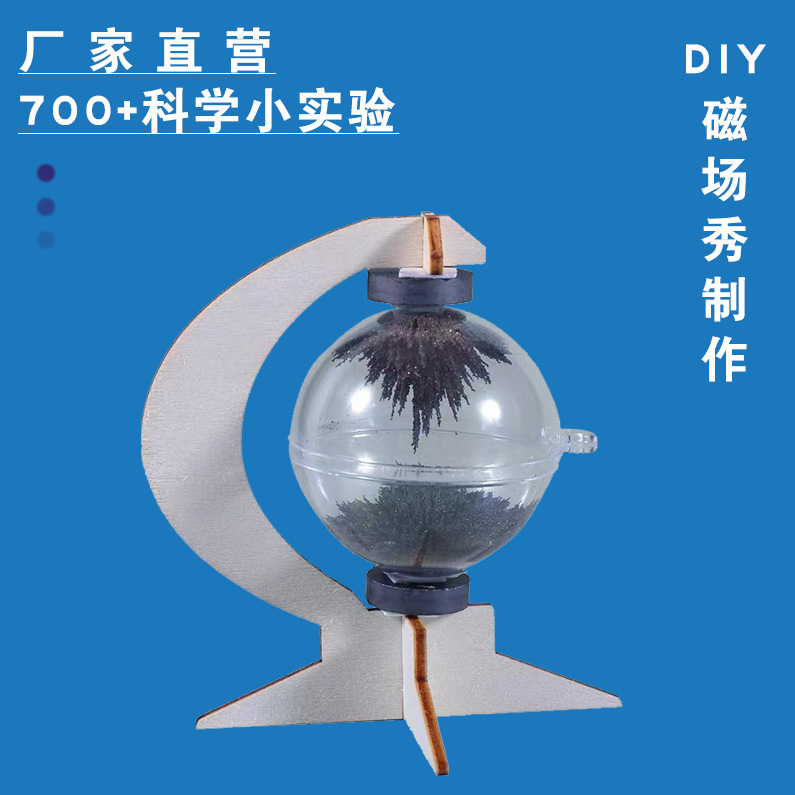 Physics Science Experiment DIY Magnetic Field Ball Technology Small Production Magnetic Field Puzzle Assembly Stem Science and Education Toys