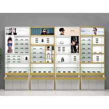 眼镜柜太阳眼镜店展示柜墨镜货架子快时尚柜台烤漆玻璃中岛柜
