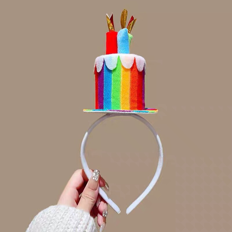 小女孩生日帽子皇冠发箍女童樱桃蛋糕头箍儿童公主风网红洋气头饰|undefined