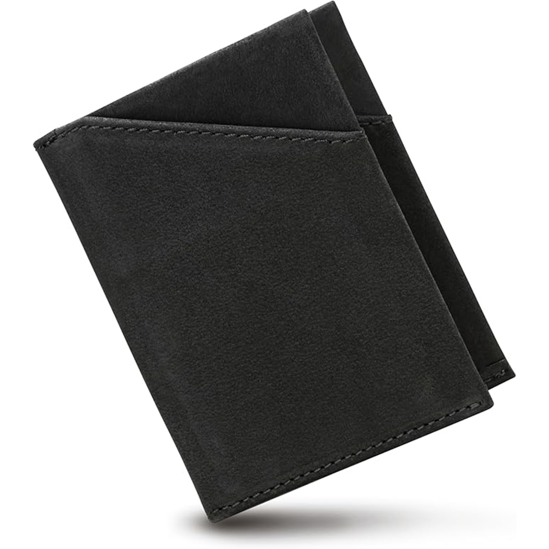 Amazon multifunción tarjeta de identificación multi-tarjeta RFID anti-robo cartera de cuero cartera de negocios portátil para hombres