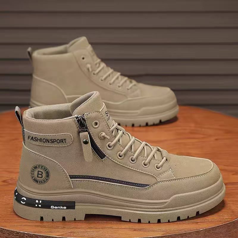 BOTAS Martin de alta gama, zapatos para hombres, nuevas herramientas y zapatos transpirables en otoño, zapatos deportivos antideslizantes y resistentes al desgaste para trabajar, zapatos de trabajo para hombres