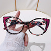 Fashionable trend glasses, cat's eye, European style