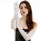 Long Sunscreen Lace Gloves Thin 55cm Small Flower Driving Gloves Vintage Dress-up Stage Performance Gloves