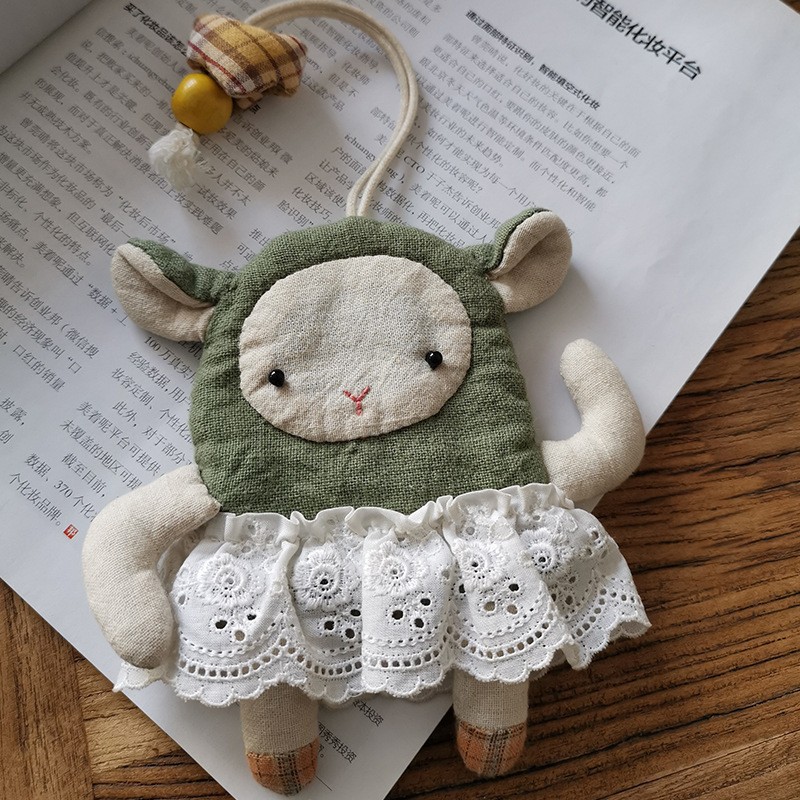 Nuevo bordado hecho a mano DIY bolsa de teléfono móvil de estilo europeo tridimensional bordado material de la tela paquete kit principiante