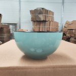 陶瓷黑线糖果色5.5寸比利碗面碗饭碗汤碗两元店地摊主家用商超