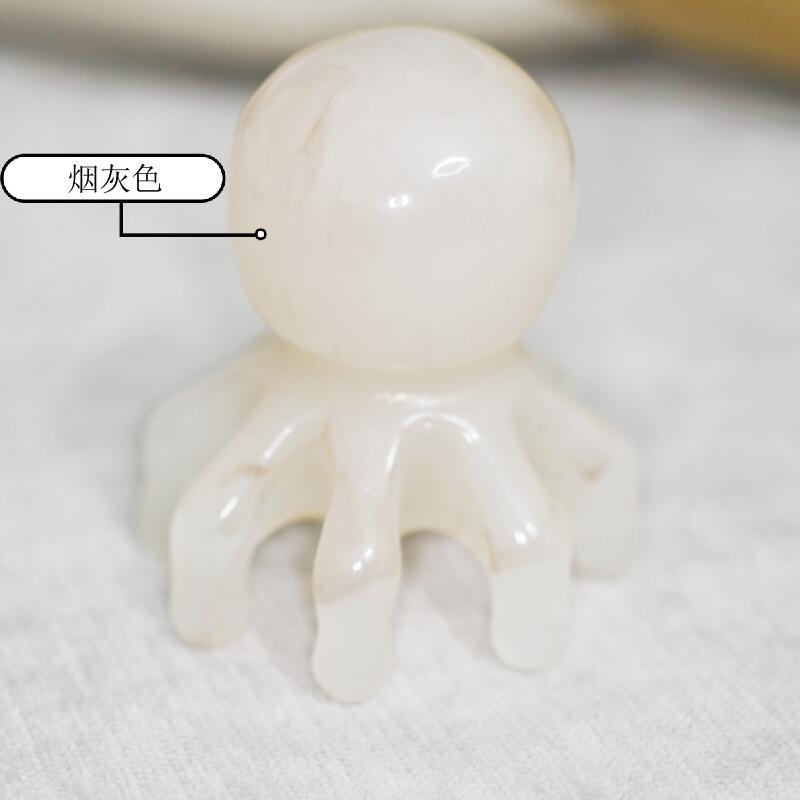 Directa de fábrica de resina pulpo masaje peine cabeza Meridiano peine masaje facial material entero engrosada peine de dientes anchos