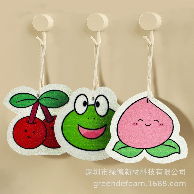 Sponge hygienic cartoon bath sponge, water absorbent, increased thickness
