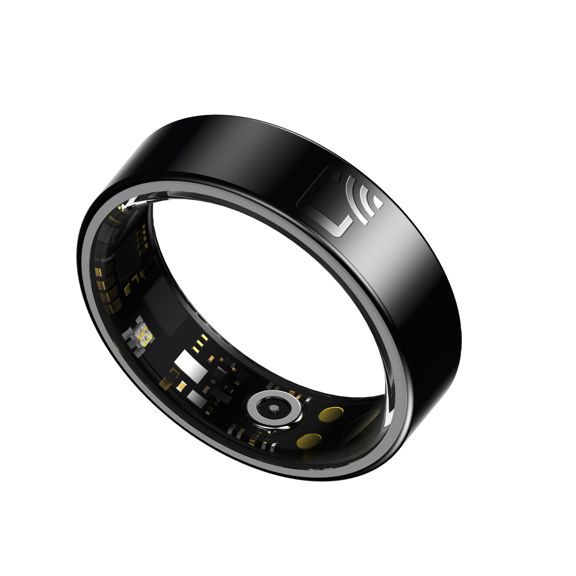 Ceramic Smart Ring R20 with NFC Access Control Heart Rate Blood Oxygen Exercise Health And Automatic Sleep Monitoring_voghion.com