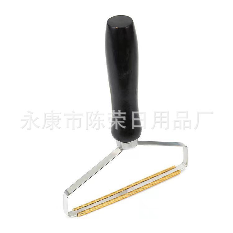 木柄去毛球刮毛器衣物粘除毛呢大衣手动剃去粘毛器不锈钢