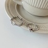 Small design advanced wavy ring, light luxury style, high-end, simple and elegant design