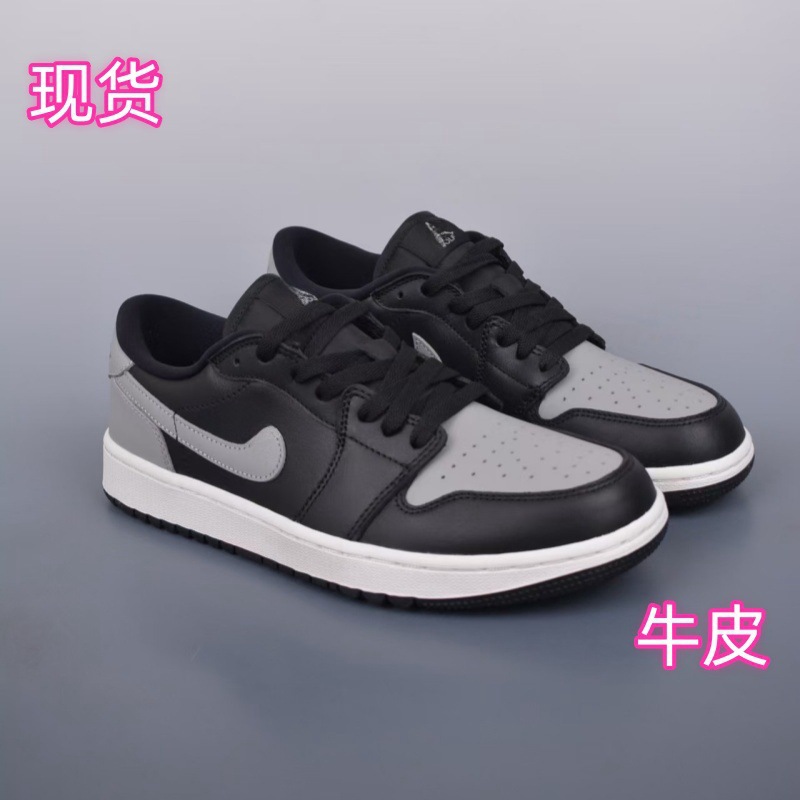 2024 년 새로운 AJ 골프 봄 포인팅 카우보이 남자 운동화 여성 신발 캐주얼 남성 신발 여름 정품 가죽 소프트