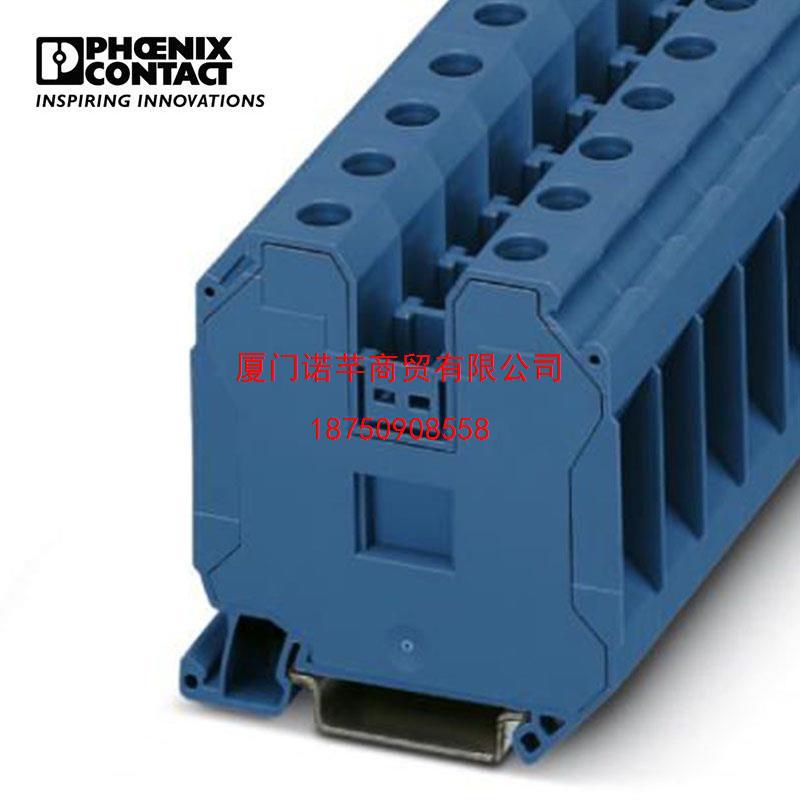 菲尼克斯直通式接线端子 - UT 35 BU - 3044238-50 一包50个