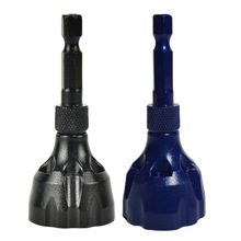 外圆倒角器 金属去毛刺 三刃打磨 新款合金刀片螺纹边角 电钻工具