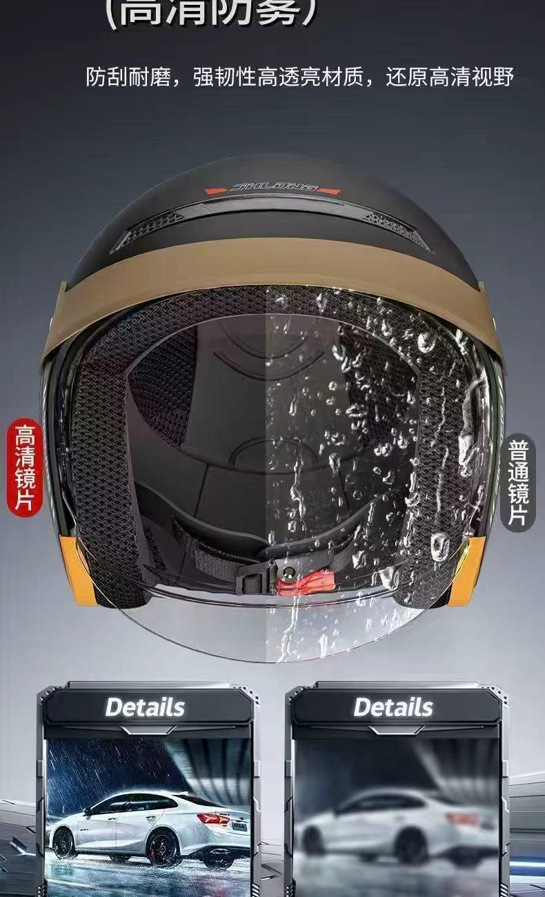 Helmet certified to meet national standards, suitable for electric scooters, winter helmet, unisex, all-season, warm, windproof, and safe helmet for winter, half helmet