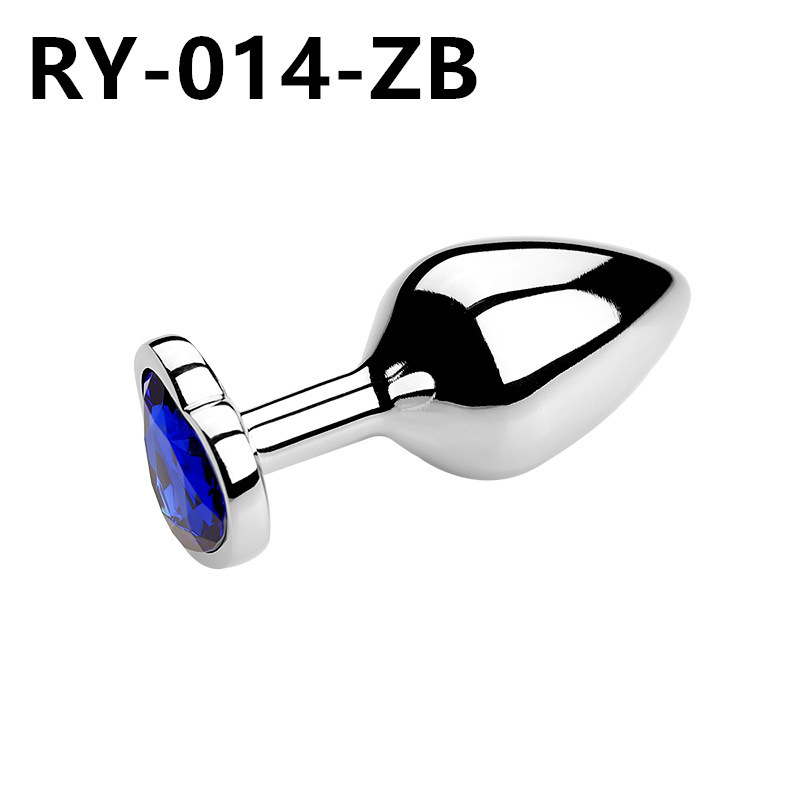 Corazón de metal plug anal back patio para usar artículos sexuales dilatadores coquetear al por mayor SM artículos sexuales para adultos