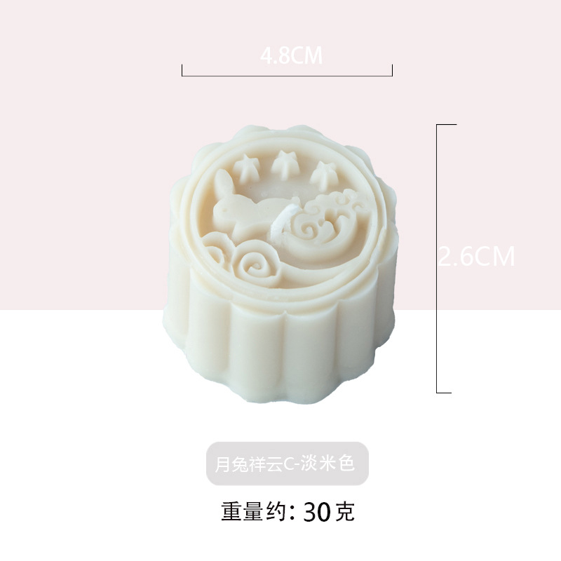 Festival de mediados de otoño pastel de Luna flor conejito forma vela lindo interesante decoración creativa decoración Venta caliente al por mayor