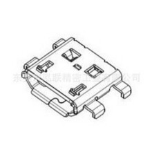47642-1001 ���Ʒ USB������ uUSB B Rec MidMt FlangelesTH1.52