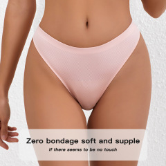 Foreign trade summer breathable thong low-waist underwear women's one-piece seamless European and American cross-border sexy hottie T-pants