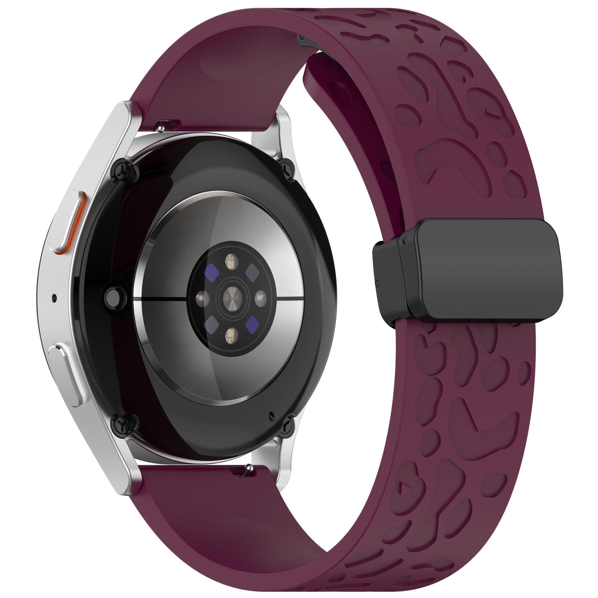 Compatible with the universal leopard print magnetic clasp strap of Huawei and Samsung Galaxy watch5 pro watch5 undefined