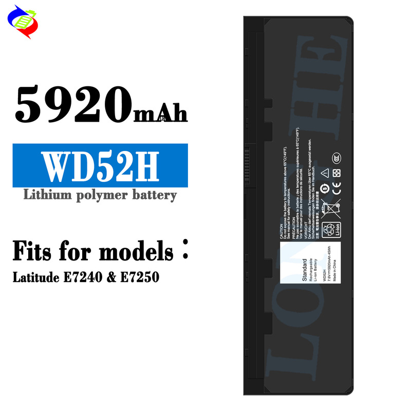 Suitable for Dell Wd52H Brand New Laptop Battery Latitude E7240 E7250 Factory Wholesale Export