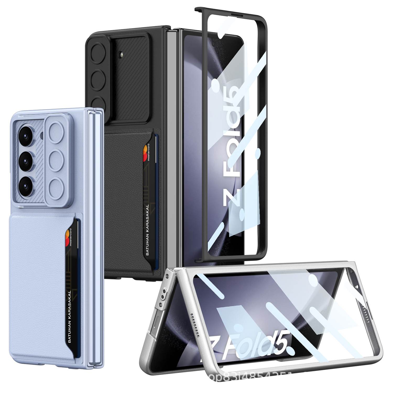 适用三星Galaxy Z Fold5折叠屏手机壳超薄全包卡包创意手机保护套