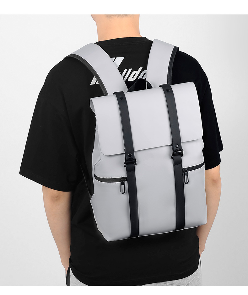 Minimalist Mens Backpack Lightweight Laptop Bag For Business_voghion.com