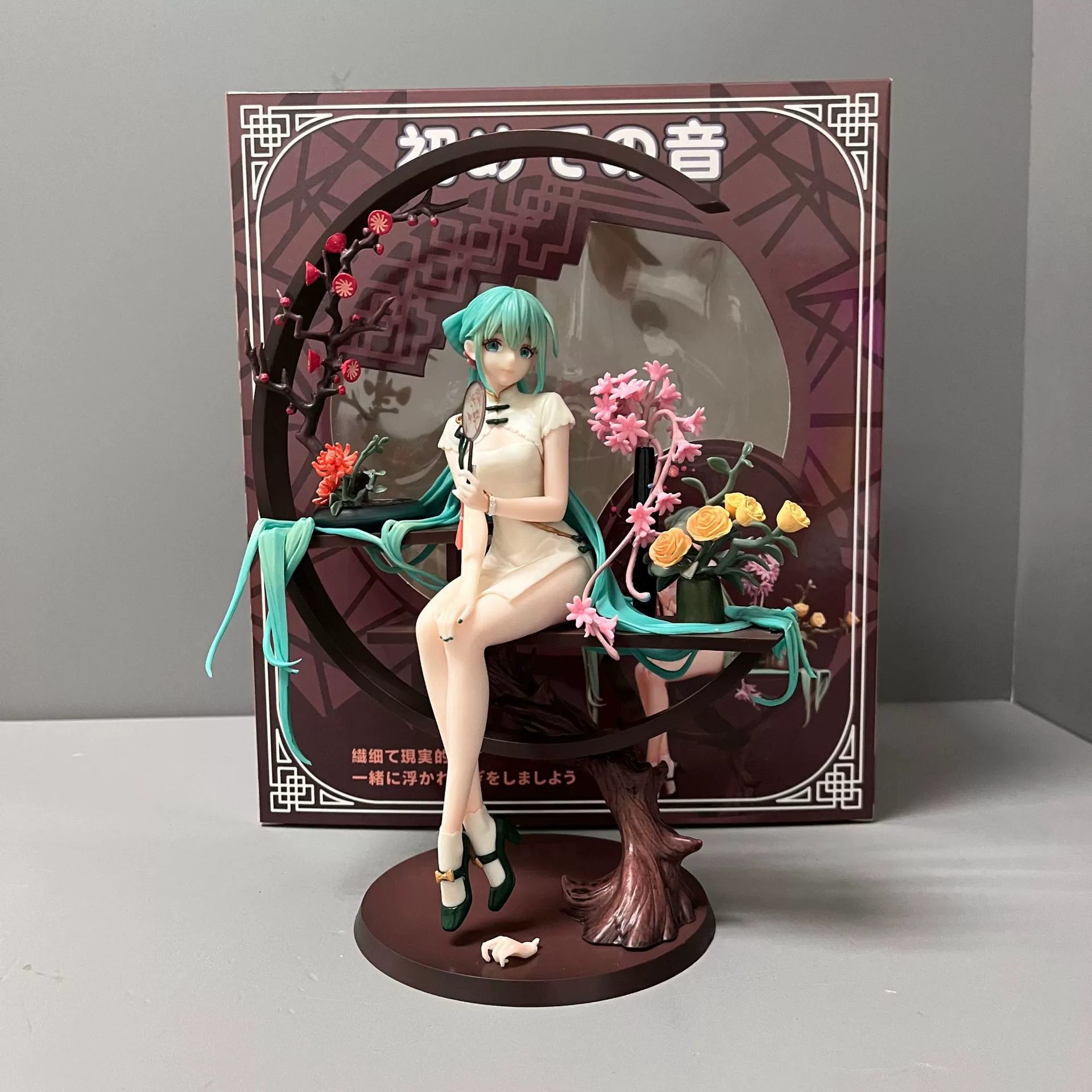 Daimo丸 Hatsune Miku в китайском стиле Cheongsam Shaohua Miku 1/7, фигурка сидящей сцены, аниме-периферия