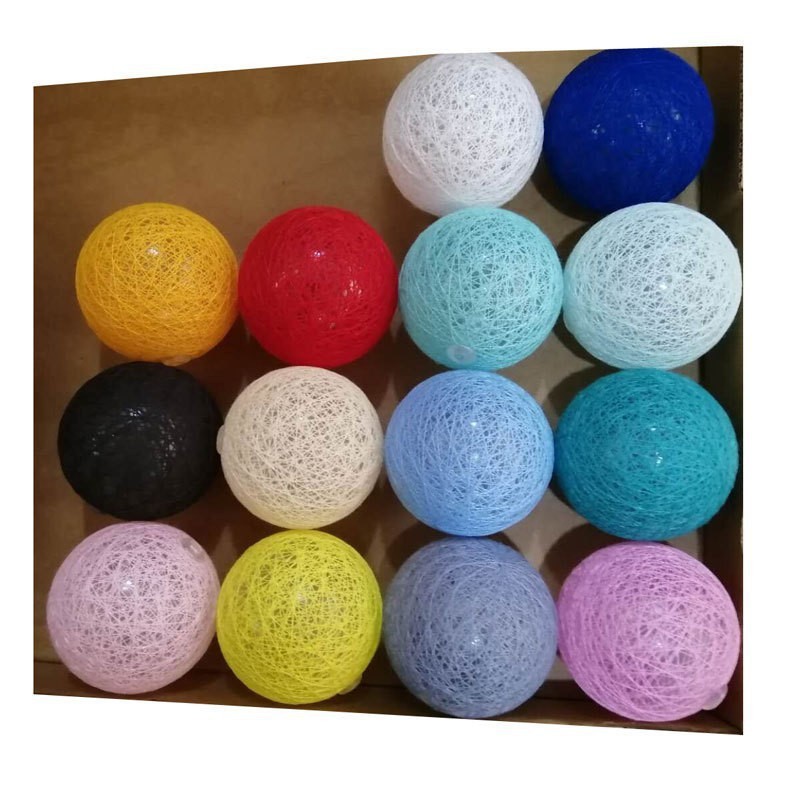 Luci a stringa a LED con palline di cotone - 300 lucine a LED per camerette, matrimoni, feste e decorazioni per la casa (alimentazione solare/a batteria/USB, IP43, certificazione CE)_voghion.com