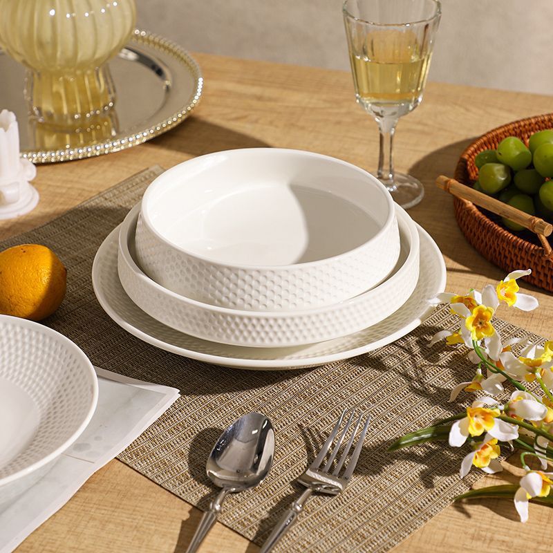 高尔夫系列盘子菜盘家用2024新款碗盘套装盘子圆盘深盘碗餐具