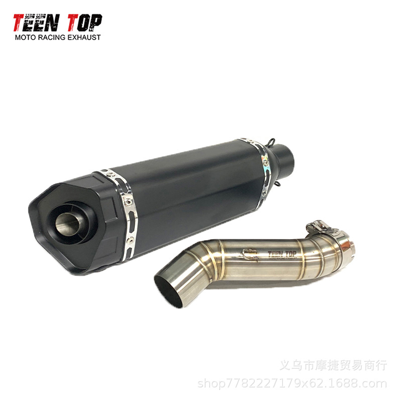 Suitable for Honda Cb400F Cb400X Cbr400R Mid-Tail Exhaust Pipe Scorpio Ar Carbon Fiber Tail Section