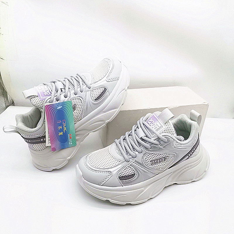 36-40 Tamaño de primavera y otoño Fujian parche de malla transpirable zapatos deportivos casuales zapatos de carrera universal estudiantes padres