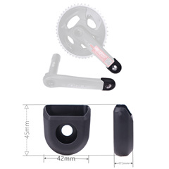 Crank arm protector XX XO1, XX, XO, RED, Force chainring crank arm cover suitable for quick release