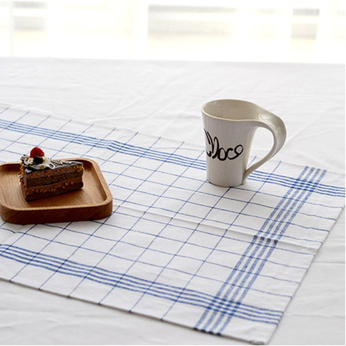Yipin kitchen multi-purpose towel European-style Western food cotton napkin tablecloth dishcloth tea towel pad rag 3-piece set