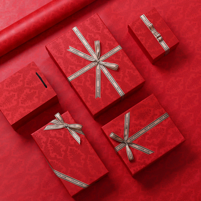 小红书爆款伴手礼礼盒生日礼物盒子口红 INS风礼品盒结婚喜糖盒子