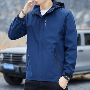 Couple's Charge Clothes Men's Spring and Autumn Thin plus size Jacket Outdoor Single Layer Windproof Waterproof Breathable Mountaineering Suit for Women