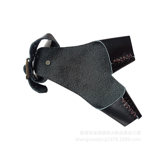 Archery protective gear shooting cowhide handguards traditional archery protective gear cowhide comfortable, strong and durable cloth buckle handguards