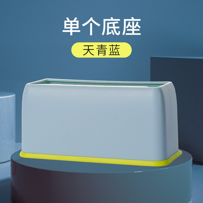 Caja de almacenamiento de pala de arena para gatos de metal, pala de gato, mierda, pala de mierda para gatos, agujeros pequeños, accesorios de base de suministros para gatos grandes