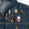 Cartoon high-end brooch, clothing, badge, pin