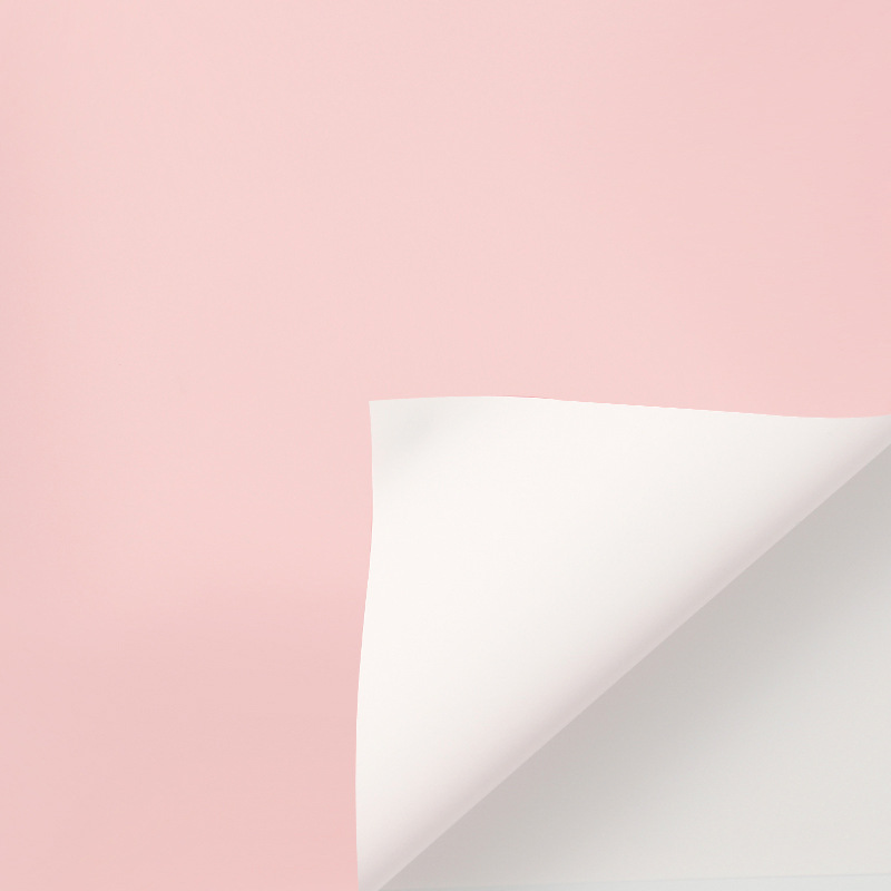 Li Zhiran Papel Ouya impermeable bicolor 56*56 Apertura de la canasta de flores Material Ramo Papel de embalaje al por mayor Spot