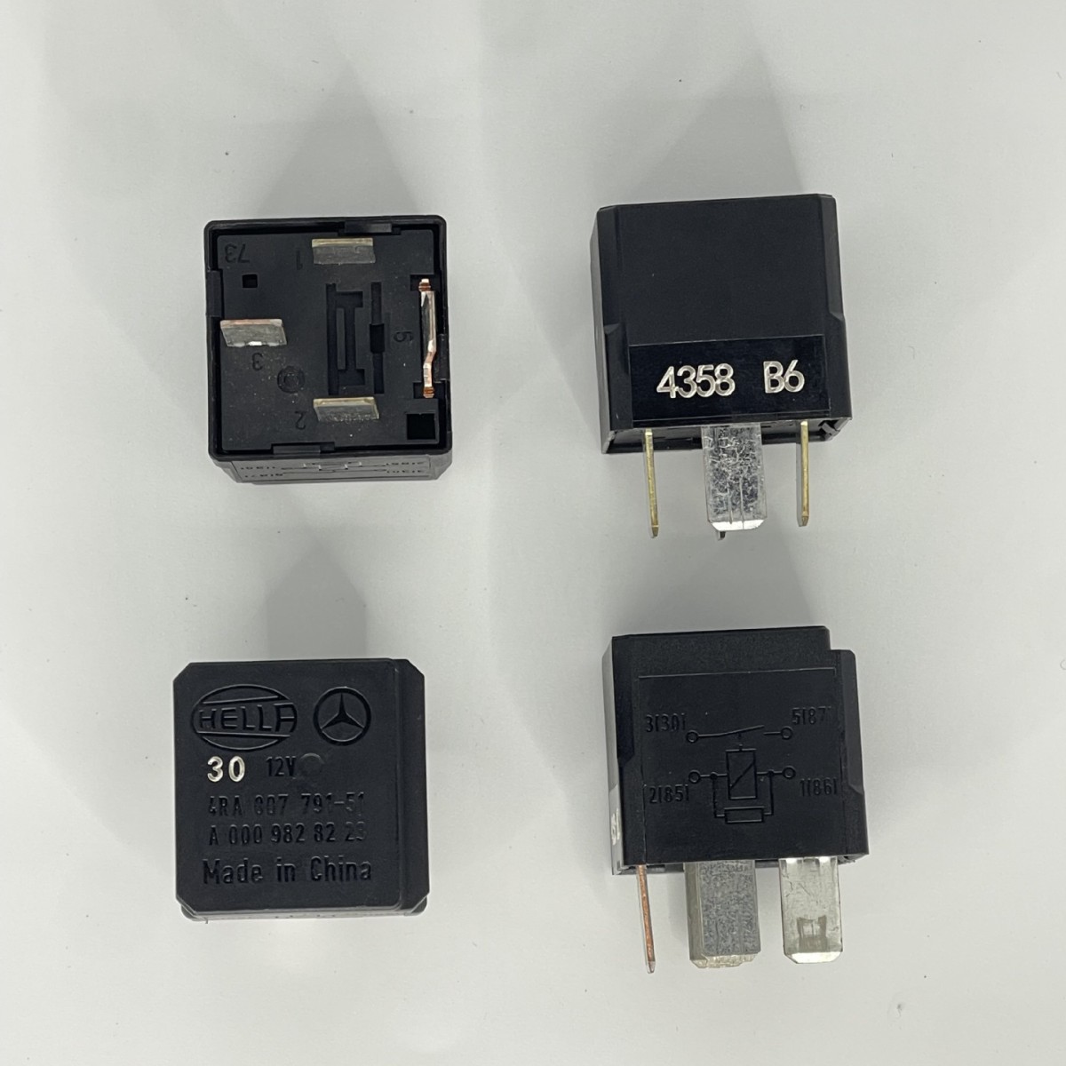 A0009828223奔驰汽车继电器4RA007791-51奔驰继电器0009828223