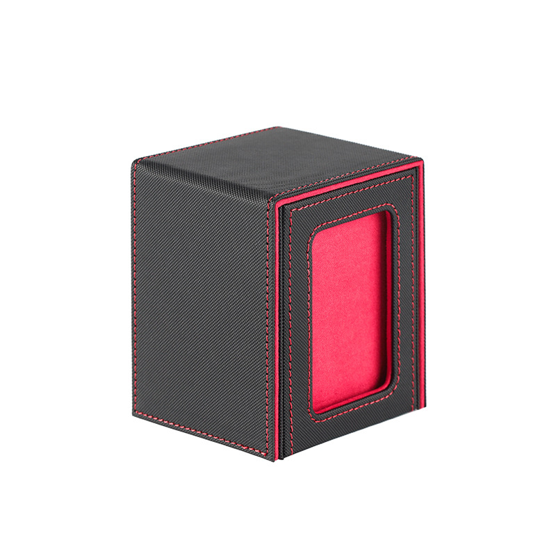 개폐형 세로 삽입 박스 (블랙/레드)