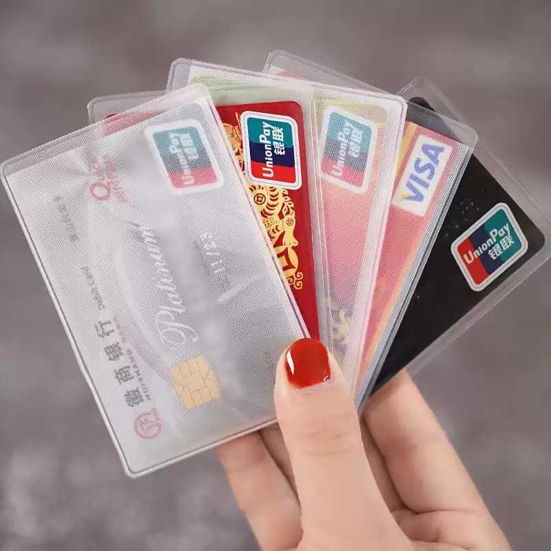 PVC透明证件套身份证卡套批发银行公交卡保护套保险促销礼品定 制