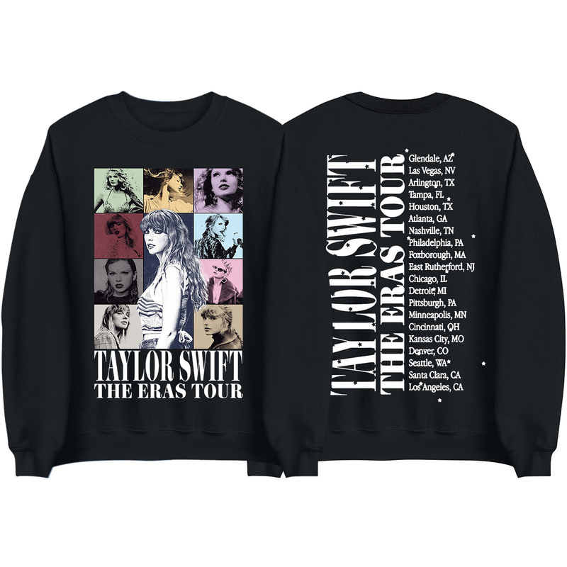2025 European and American Singer Taylor's New Fashion Taylor Swift Simple Printed European and American Unisex Crew Neck Sweatshirt 2025 European and American Singer Taylor's New Fashion Taylor Swift Simple Printed European and American Unisex Crew Neck Sweatshirt