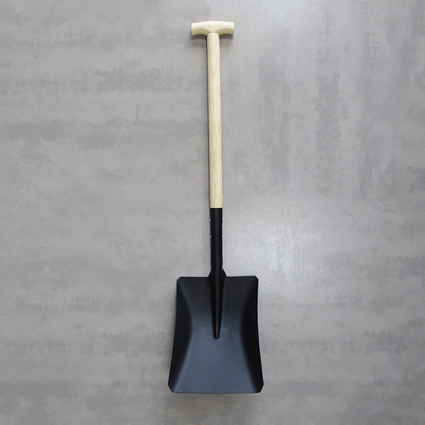 厂家批发农用工具铁锹T握手木柄西班牙大方铲