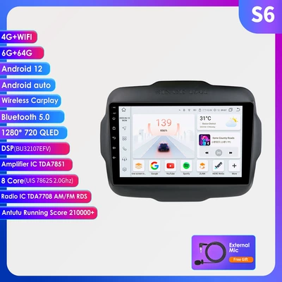 Renegade Car Mp5 Player – DVD Navigation - 664g-wifi4g-lte-version-7862-carplay-eight-core-9inch-suitable-for-16-20-jeep-renegade