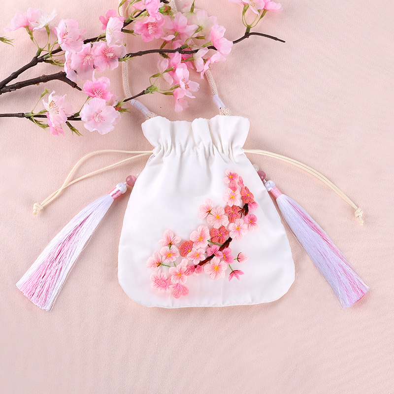 Bordado DIY auto bordado hecho a mano para principiantes Fan material de bordado paquete de bordado Su estilo antiguo Wang Zhi