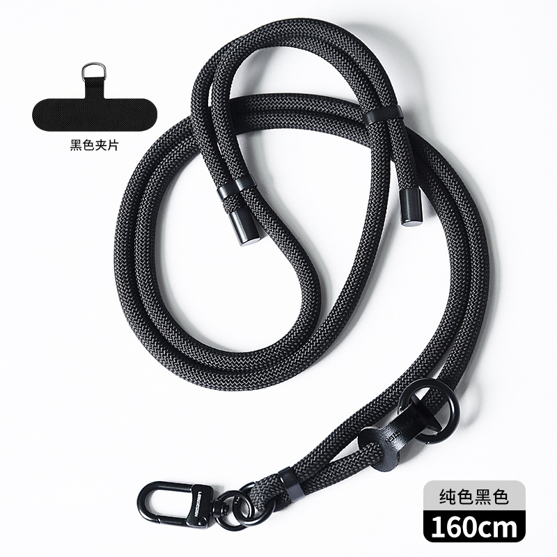 Cordón de teléfono móvil al por mayor crossbody ajustable avanzado Halter muñeca tejida Sling back clip caja del teléfono móvil correa de cordón