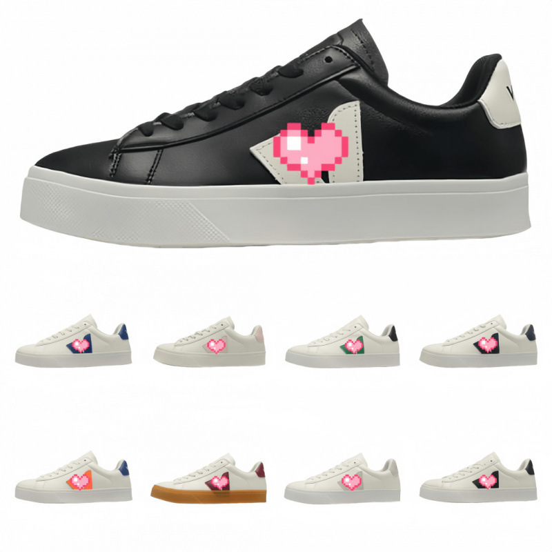 Putian Shoes Veja Campo White Casual Shoes Men's Leather Sneakers Women's Student Campus Style Cross-Border Shoes Putian Shoes Veja Campo White Casual Shoes Men's Leather Sneakers Women's Student Campus Style Cross-Border Shoes